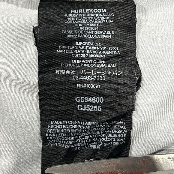 Hurley Phantom Eco Patriot Cheers Men Board‎ Shorts USA Flag Swim Trunks Size 33 - Picture 7 of 11